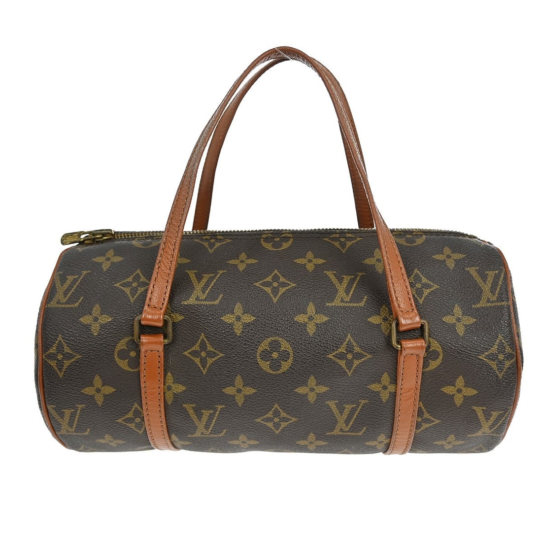 Louis Vuitton Papillon 26 Monogram Canvas Vintage Top Handle Bag: Louis Vuitton Papillon 26 Monogram Canvas Vintage Top Handle Bag This vintage Louis Vuitton Papillon 26 handbag features the classic Monogram canvas leather exterior and a medium-sized silhouette. The
