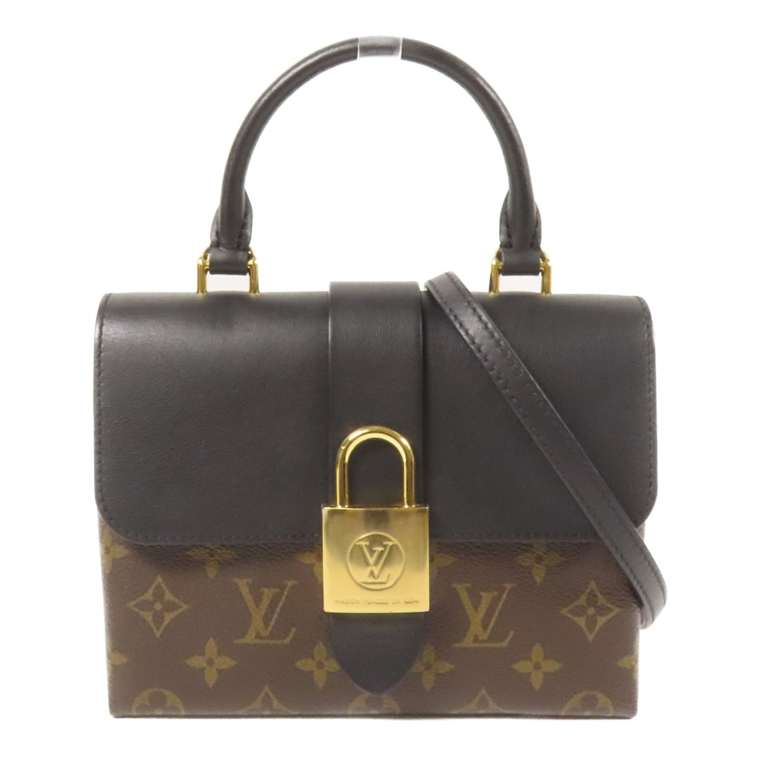 LOUIS VUITTON Locky BB 2 Way Shoulder Bag M44141 Monogram Brown Black (1 of 17)