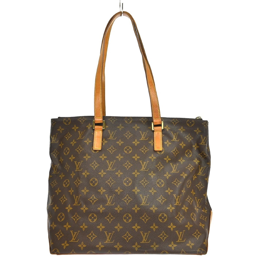 Louis Vuitton Cabas Mezzo Monogram Canvas Large Tote Bag M51151: Louis Vuitton Cabas Mezzo Monogram Canvas Large Tote Bag M51151 The Louis Vuitton Cabas Mezzo tote bag features the iconic monogram canvas leather exterior with double leather handles and a zip closur