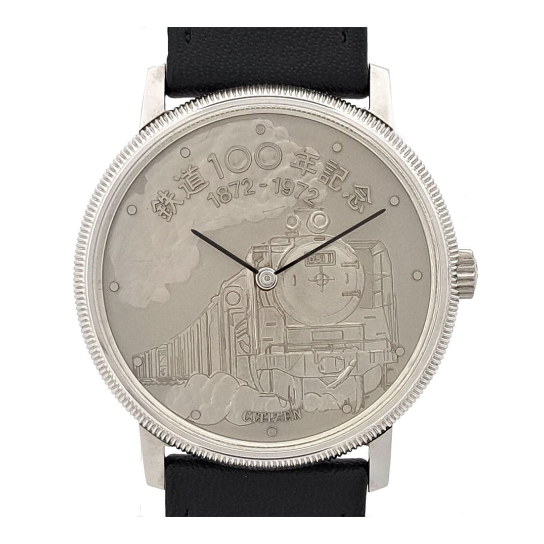 Citizen Railway 100th Anniversary Men's Hand-Wound Watch 4-673760-K: Citizen Railway 100th Anniversary Men's Hand-Wound Watch 4-673760-K This Citizen Railway 100th Anniversary Model wristwatch is crafted for men and features a stainless steel case with an approximate s