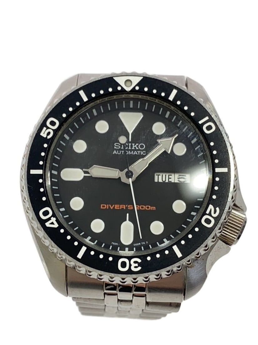 Seiko Black Boy Diver Men's Wristwatch 7S26-0020: Seiko Black Boy Diver Men's Wristwatch 7S26-0020 This SEIKO Diver's Black Boy 7S26-0020 men's wristwatch features a black dial and case, offering a classic diver-inspired design. Made in Japan, the wa