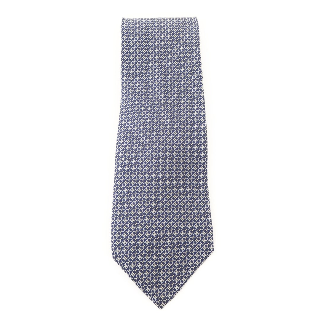 Men's Blue Silk Tie by Salvatore Ferragamo: Men's Blue Silk Tie by Salvatore Ferragamo This Salvatore Ferragamo men's tie is crafted from high-quality silk in a blue color. Made in Italy, it features a classic tie style and is designed for regu