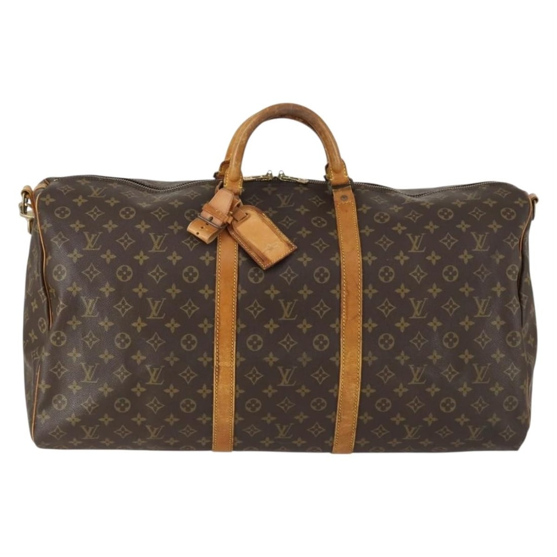 Louis Vuitton Monogram Canvas Keepall Bandouliere 60cm Travel Bag: Louis Vuitton Monogram Canvas Keepall Bandouliere 60cm Travel Bag Louis Vuitton Keepall Bandouliere bag crafted from monogram canvas designed for unisex use. The bag features a spacious design with a 