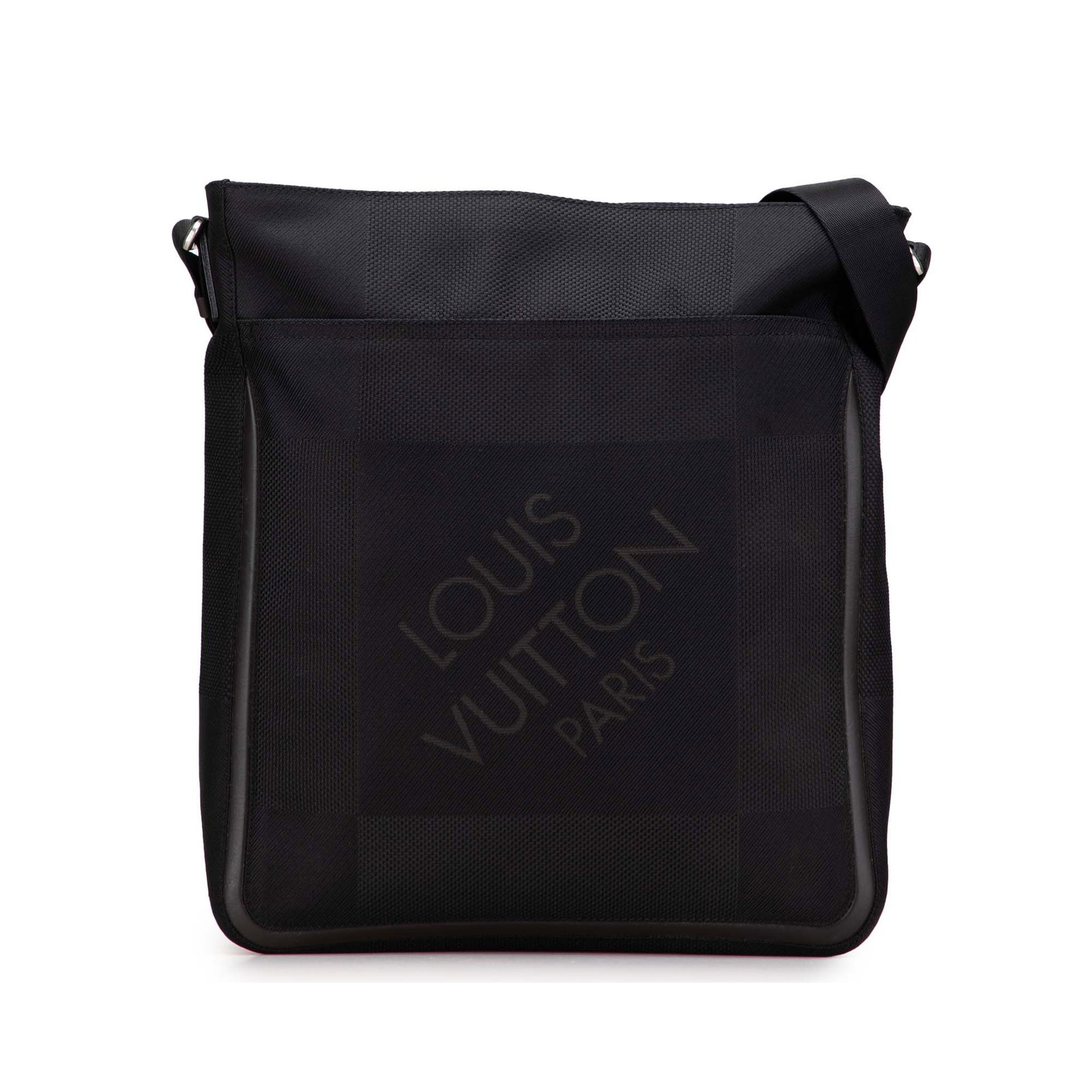 Louis Vuitton Damier Geant Compagnon Black Canvas Bag: Louis Vuitton Damier Geant Compagnon Black Canvas Bag The Louis Vuitton Damier Geant Compagnon is a stylish and practical bag featuring a durable damier geant canvas body complemented by leather trim.