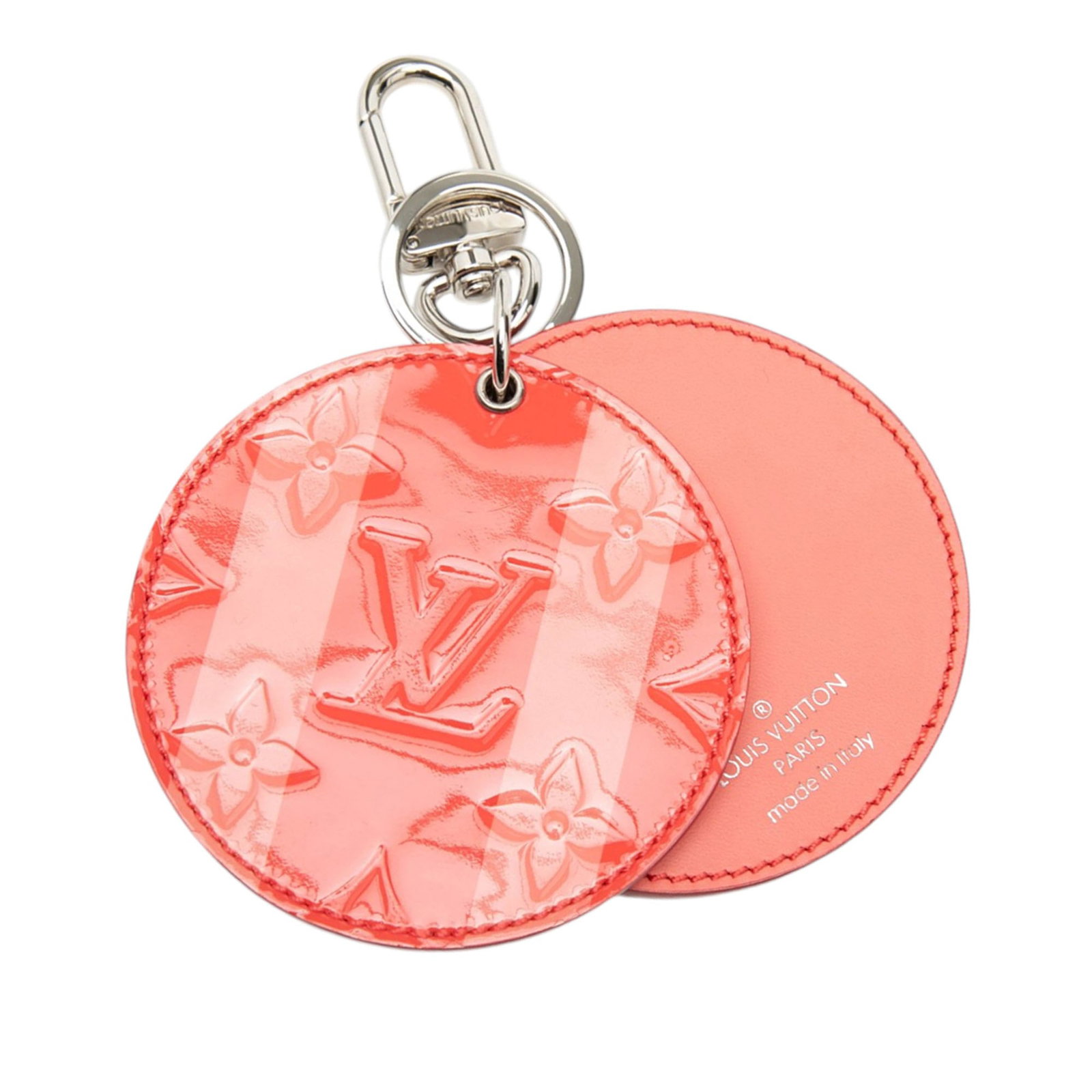 Louis Vuitton Sweet Stripes Vernis Mirror Leather Key Chain and Bag Charm (1 of 6)