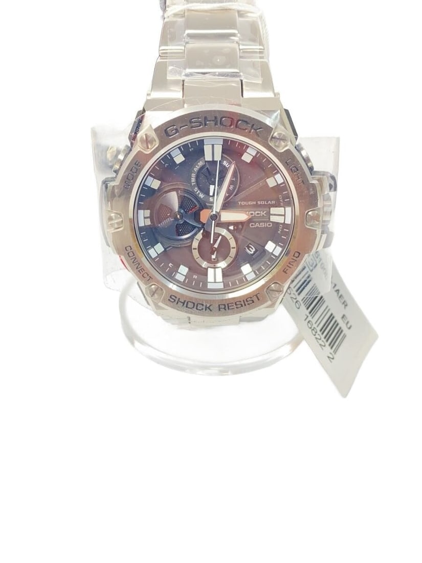 Casio G Shock GST B100D 1AJF Stainless Steel Wristwatch: Casio G Shock GST B100D 1AJF Stainless Steel Wristwatch This CASIO G-SHOCK GST-B100D-1AJF men's wristwatch features a robust stainless steel construction with a black dial. Made in Japan, this pre-own