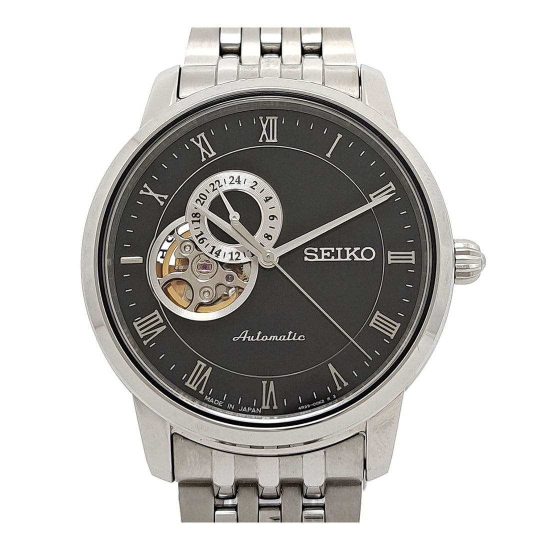 Seiko Presage SARY063 Automatic Men's Wristwatch with Box: Seiko Presage SARY063 Automatic Men's Wristwatch with Box This Seiko Presage Basic Line SARY063 is an automatic men's wristwatch crafted in Japan. It features a stainless steel case and matching stain