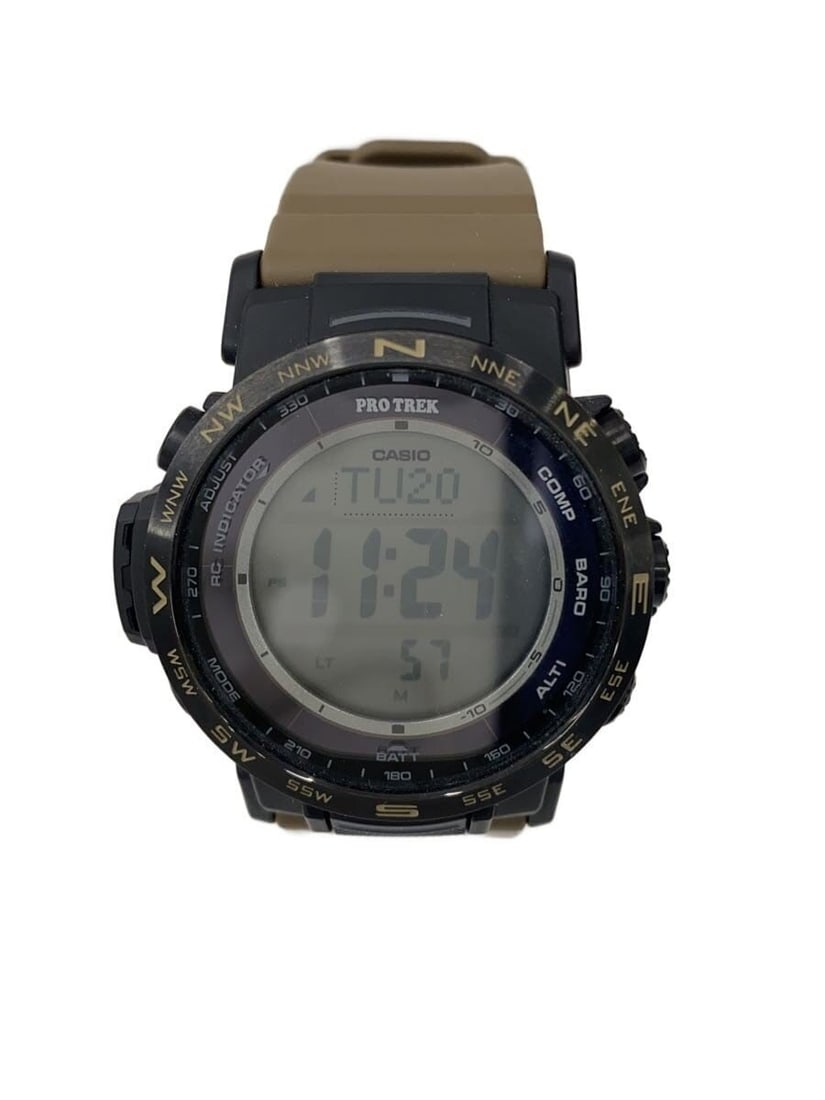 Casio Pro Trek PRW-35LD-5JF Rubber Men Wristwatch: Casio Pro Trek PRW-35LD-5JF Rubber Men Wristwatch This CASIO PRO TREK PRW-35LD-5JF men's wristwatch features a durable rubber construction and is designed for reliability and everyday use. Manufacture