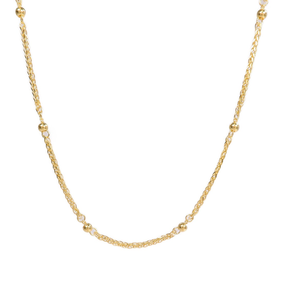 JEWELRY 24K Yellow Gold Necklace: JEWELRY 24K Yellow Gold Necklace This women's necklace features a gold-tone finish and is designed in a classic style. Crafted from materials described as 'other,' it does not include any main stones.