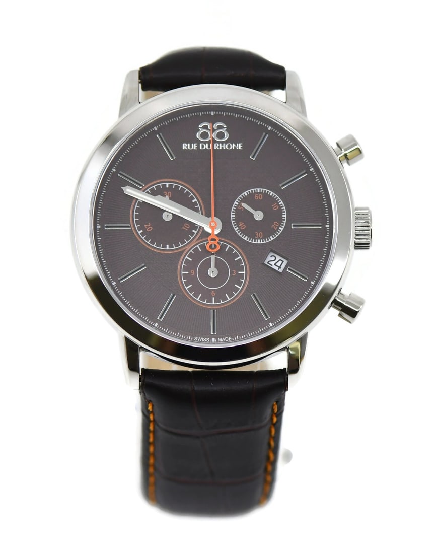 88 Rue Du Rhone Quartz Stainless Steel Watch 87WA140029 with Box: 88 Rue Du Rhone Quartz Stainless Steel Watch 87WA140029 with Box Discover the elegance of the Rue Du Rhone Stainless Steel Watch, model 87WA140029. This sophisticated wristwatch features a durable sta