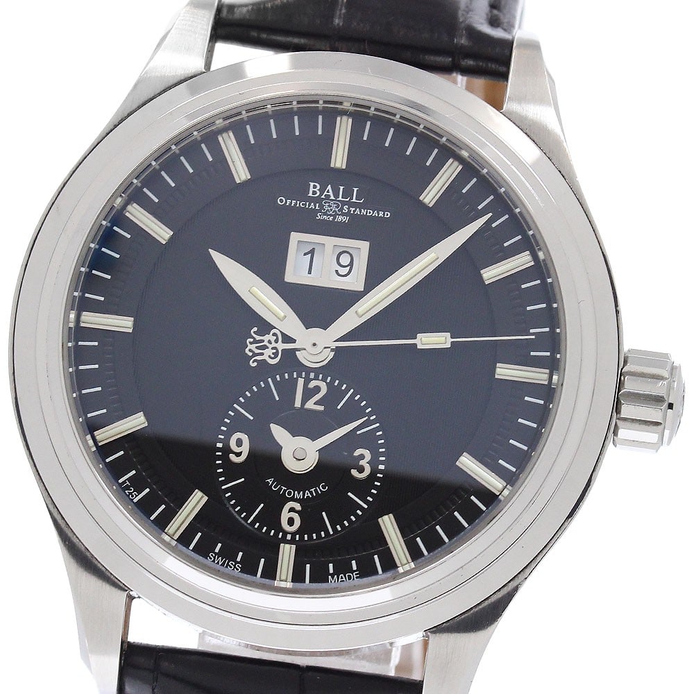 BALLWATCH Trainmaster First Flight GMT Automatic Men's Wristwatch: BALLWATCH Trainmaster First Flight GMT Automatic Men's Wristwatch This BALLWATCH Trainmaster First Flight GM1056D is a limited edition men's wristwatch, one of only 600 pieces produced. Crafted in Swi