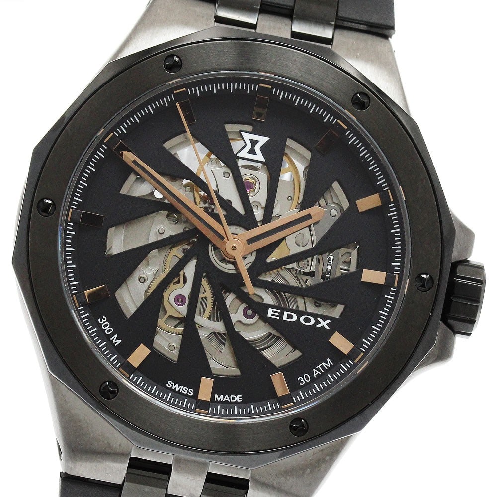 EDOX Delfin Original Meccano 85304 Automatic Skeleton Men's Watch (1 of 7)