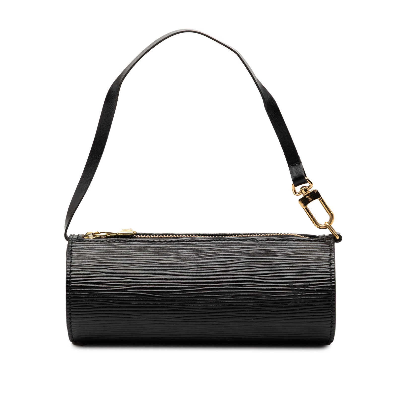 Black Epi Leather Pochette Papillon Bag with Detachable Strap by Louis Vuitton (1 of 6)