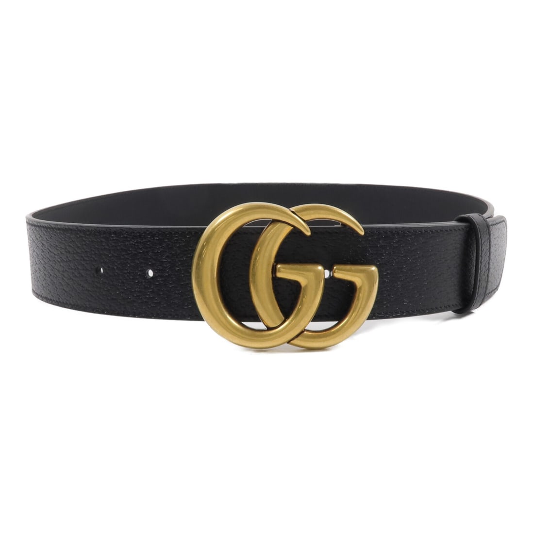 Gucci GG Marmont Black Calfskin Belt GHW 406831: Gucci GG Marmont Black Calfskin Belt GHW 406831 This Gucci GG Marmont belt is crafted from premium black calfskin leather and features gold-tone hardware. Designed for women, it showcases a classic an