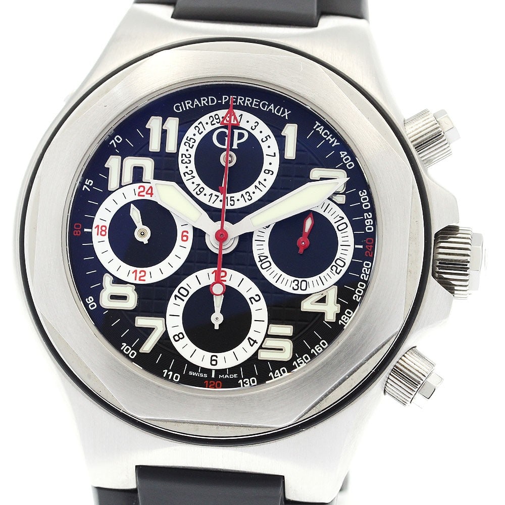 Girard Perregaux Laureato EVO3 Automatic Chronograph Steel Watch 43mm (1 of 7)