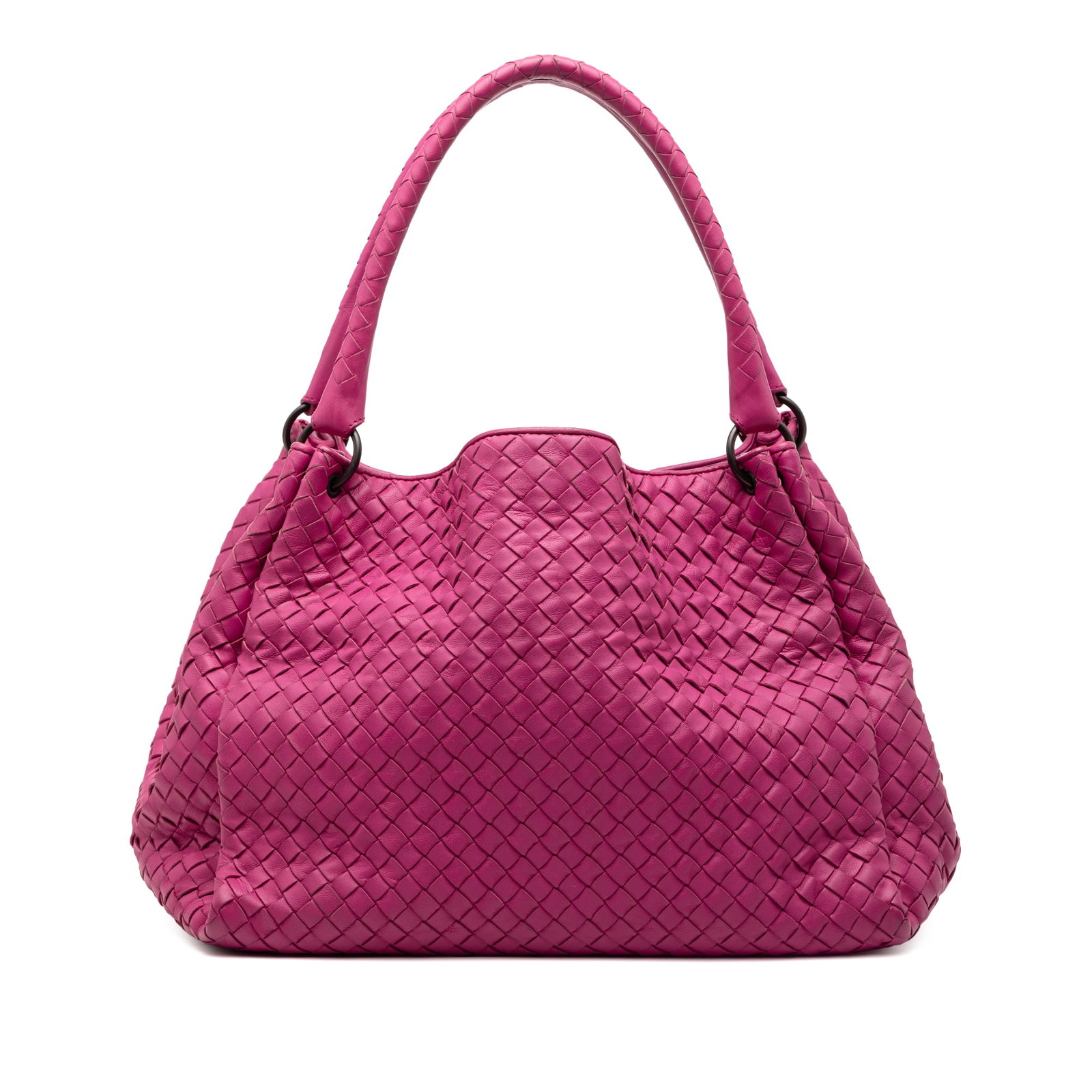 Bottega Veneta Pink Nappa Intrecciato Parachute Leather Tote Bag (1 of 7)