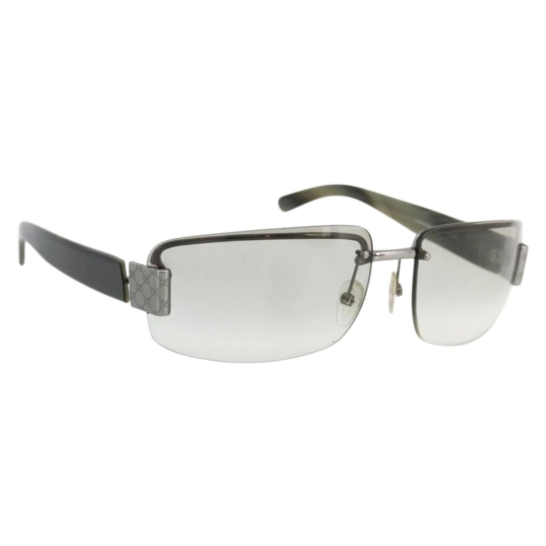 Gray Plastic GUCCI Sunglasses for Women with Case Italy: Gray Plastic GUCCI Sunglasses for Women with Case Italy These GUCCI women's sunglasses feature a sleek gray design crafted from durable plastic. Made in Italy, they come complete with an included sung
