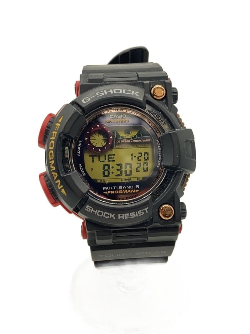 Casio G Shock GWF 1035F 1JR Black Men's Wristwatch: Casio G Shock GWF 1035F 1JR Black Men's Wristwatch This is a CASIO G-SHOCK GWF-1035F-1JR men's wristwatch, featuring a robust black case and band. The watch is pre-owned and shows slight signs of wear