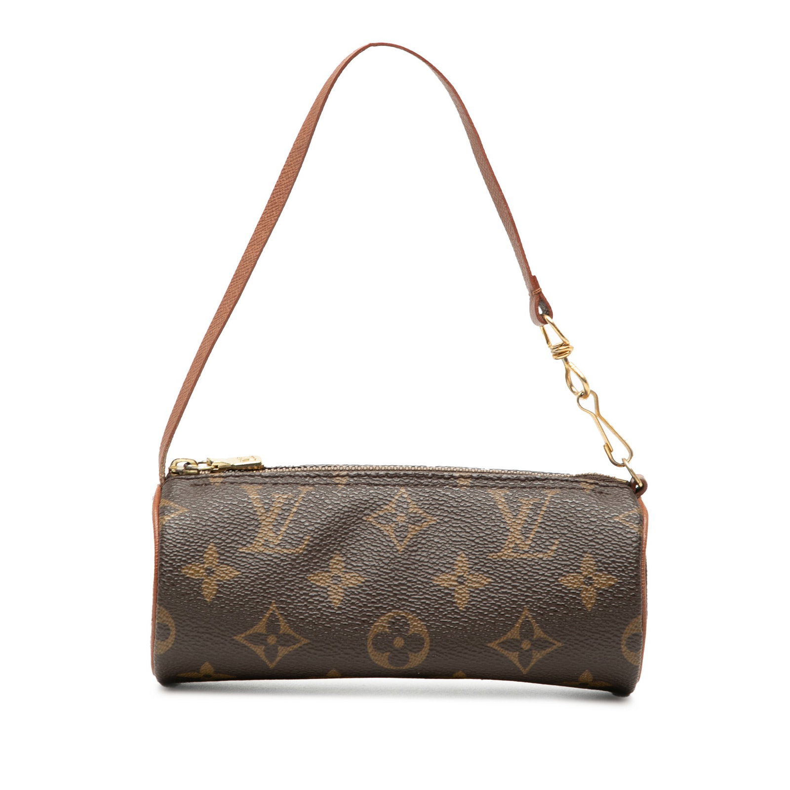Louis Vuitton Papillon Pochette Brown Monogram Canvas Small Shoulder Bag (1 of 6)