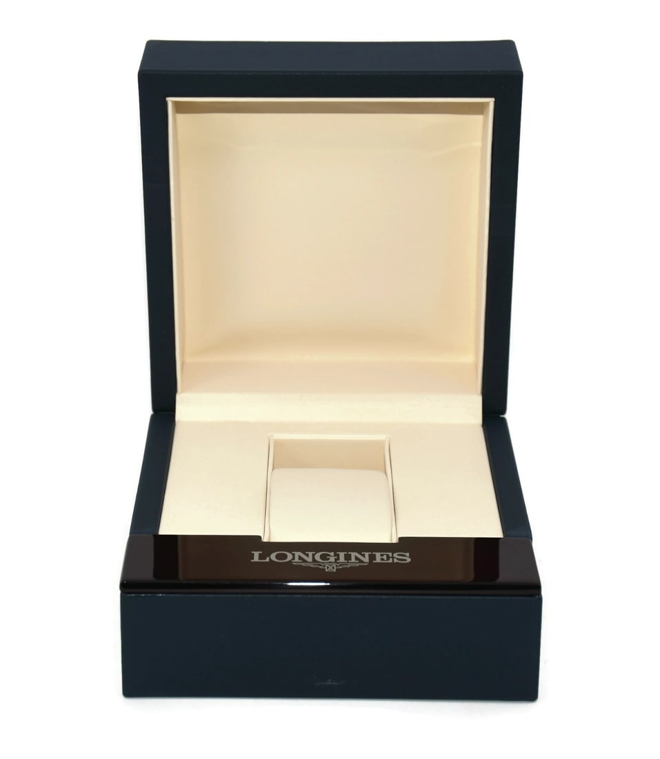 Single Presentation Case for Longines Swiss Watch 5x5x3 Inches: Single Presentation Case for Longines Swiss Watch 5x5x3 Inches This is an authentic Longines presentation box designed for a single watch. It originates from Switzerland and is ideal for storing or di