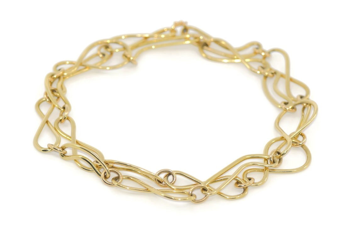 Marchisio 18K Yellow Gold Chain Necklace 36 Inches 100% Authentic (1 of 4)