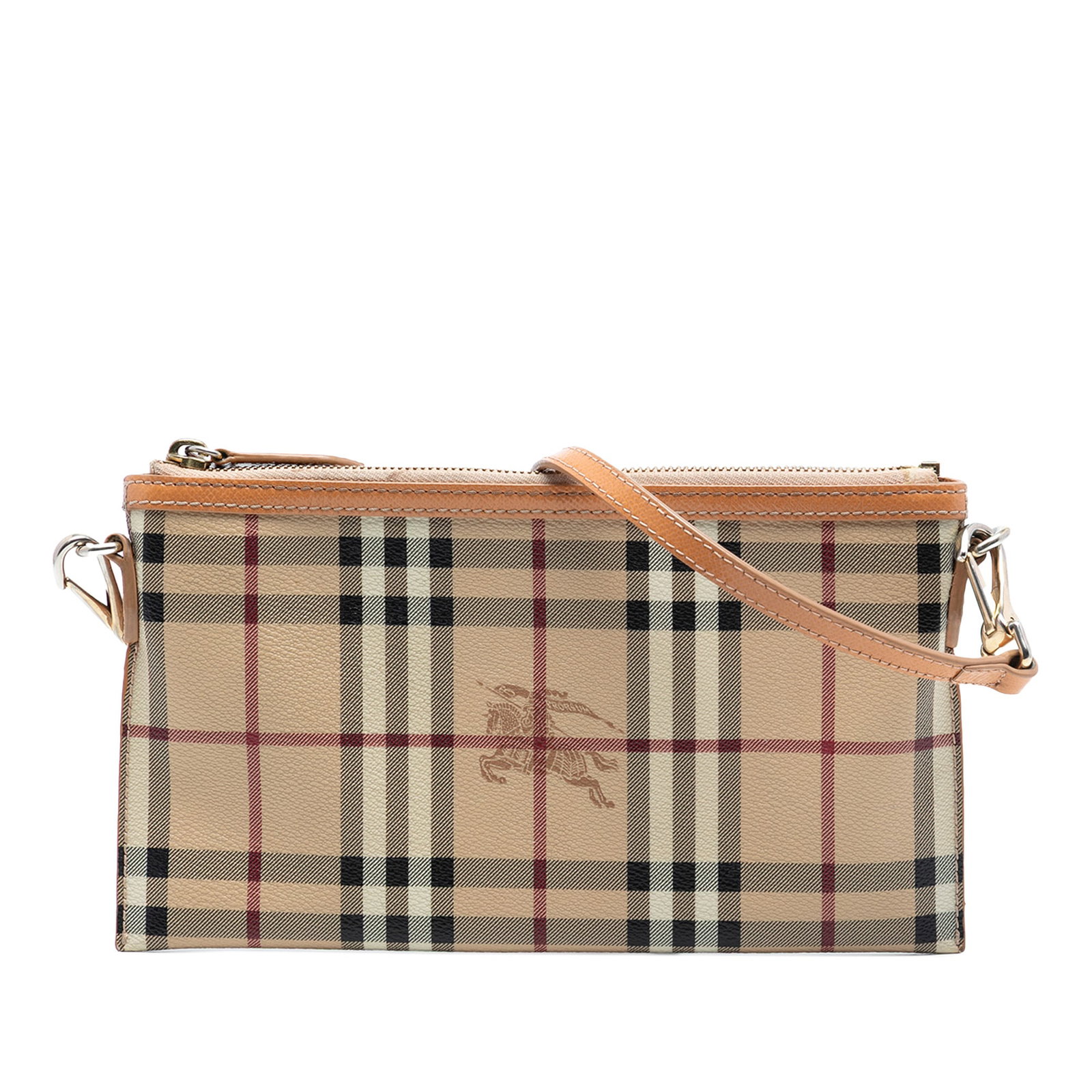 Peyton Crossbody Bag in Haymarket Check Coated Canvas with Leather Trim: Peyton Crossbody Bag in Haymarket Check Coated Canvas with Leather Trim This Burberry Haymarket Check Peyton Crossbody bag features a coated canvas body with the signature Haymarket check and leather 