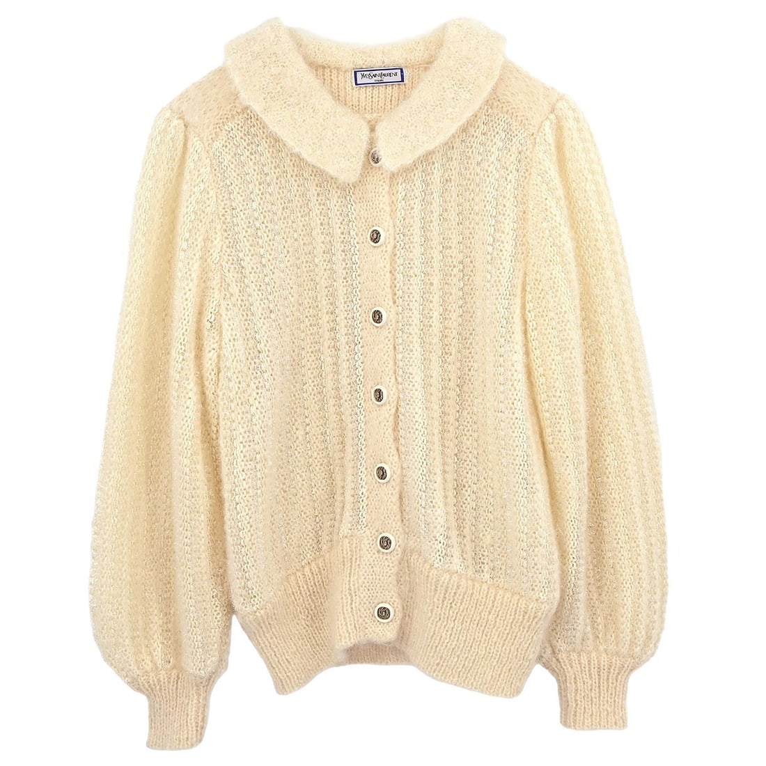 Yves Saint Laurent Women Mid Length Wool Blend Button Jacket M (1 of 18)