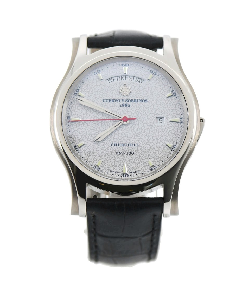 Cuervo y Sobrinos Robusto Churchill Automatic Men's Watch 43mm (1 of 6)