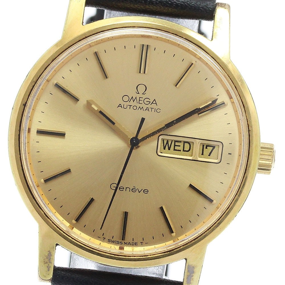 Omega Geneva 166.0117 Automatic Day-Date Men's Wristwatch (1 of 8)