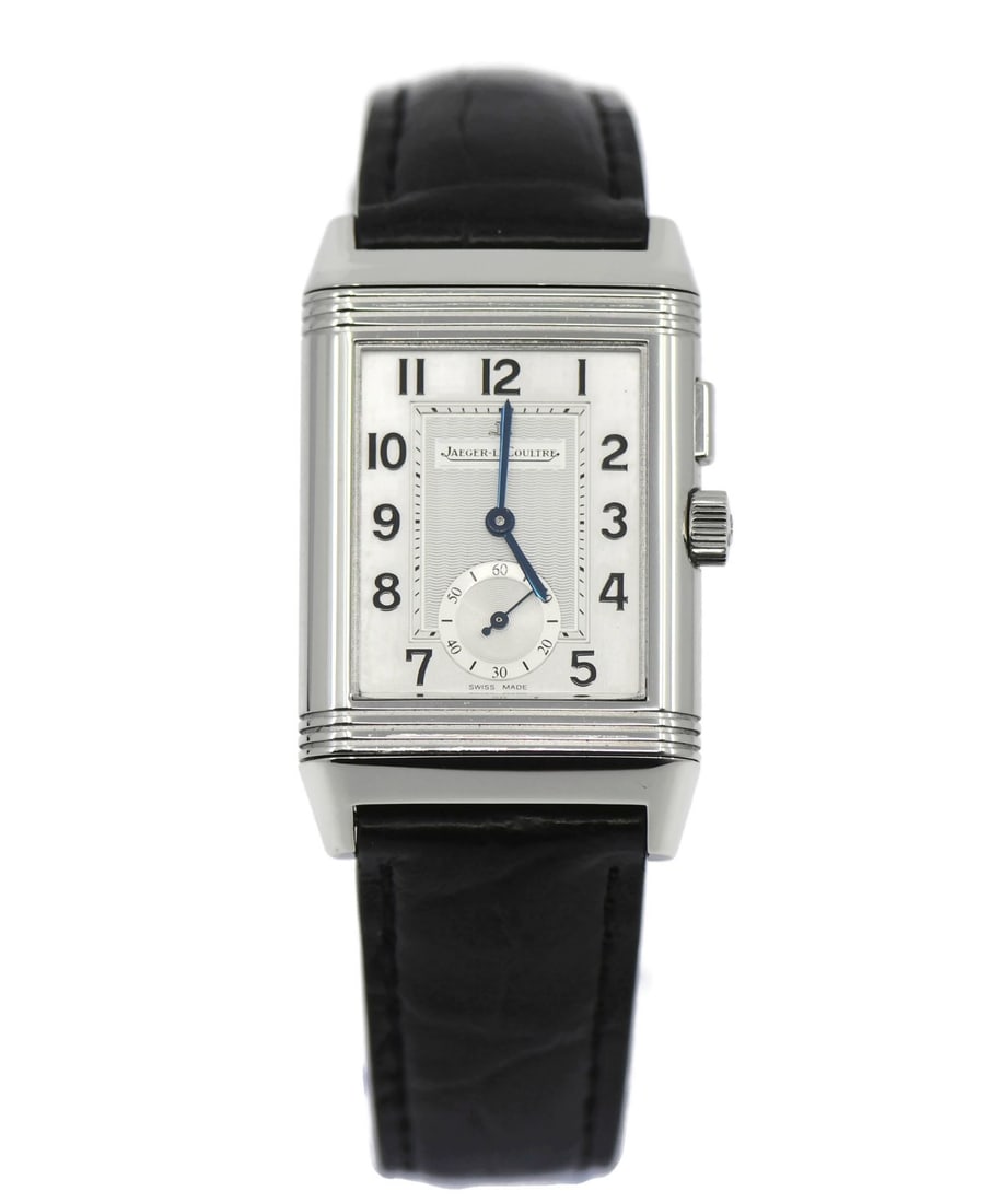 Jaeger-LeCoultre Reverso Duo Steel Manual Wind Wristwatch Box Papers (1 of 7)