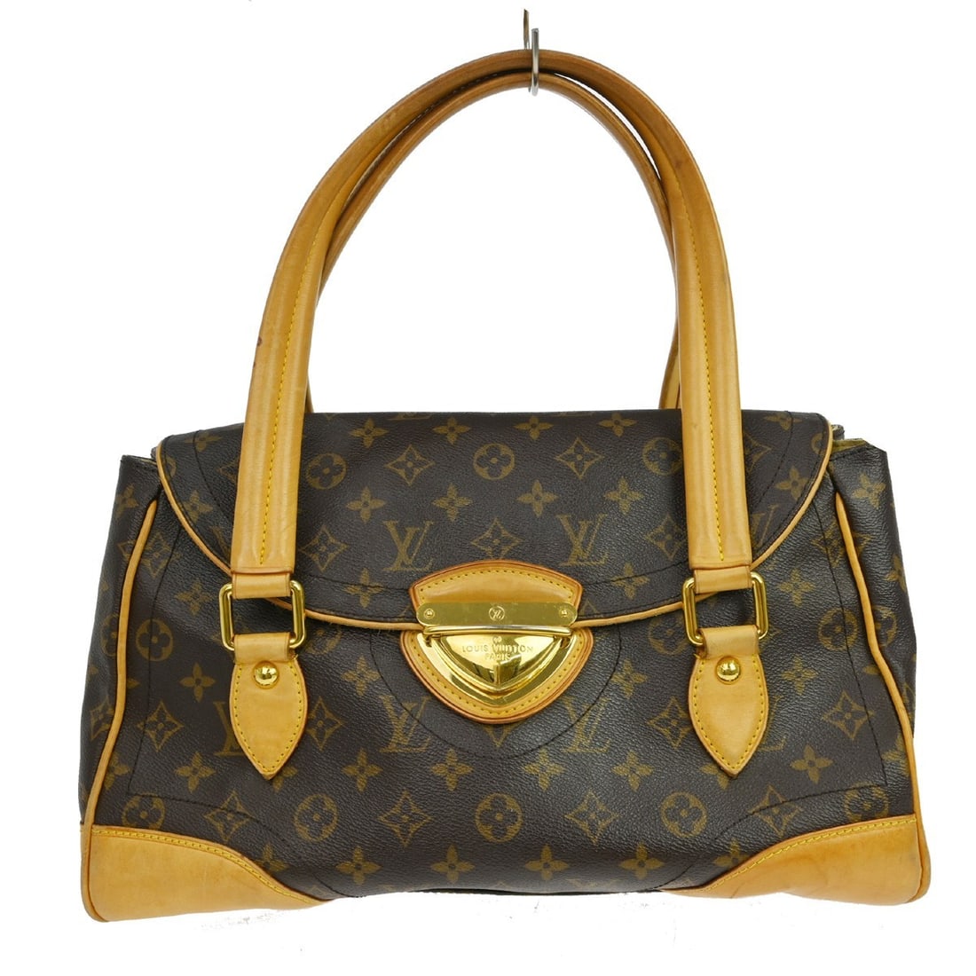 Louis Vuitton Beverly GM Monogram Canvas Brown Top Handle Bag M40120: Louis Vuitton Beverly GM Monogram Canvas Brown Top Handle Bag M40120 This Louis Vuitton Monogram Beverly GM handbag features the iconic monogram canvas leather exterior with logo accents and a brown c