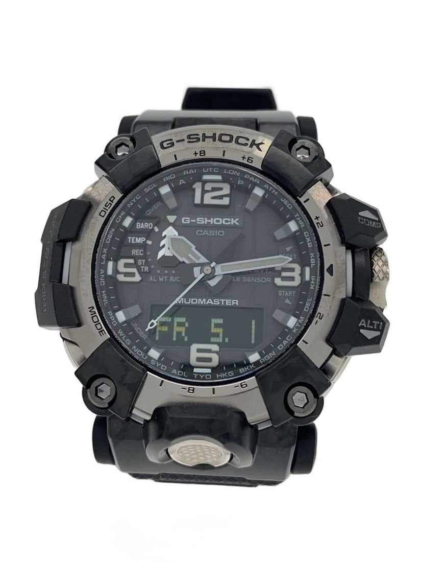 Casio G Shock Mudmaster GWG 2000 Solar Gray Rubber Men's Wristwatch: Casio G Shock Mudmaster GWG 2000 Solar Gray Rubber Men's Wristwatch This CASIO G-SHOCK MUDMASTER GWG-2000 is a solar-powered men's wristwatch, crafted in Japan. Featuring a durable gray rubber constru