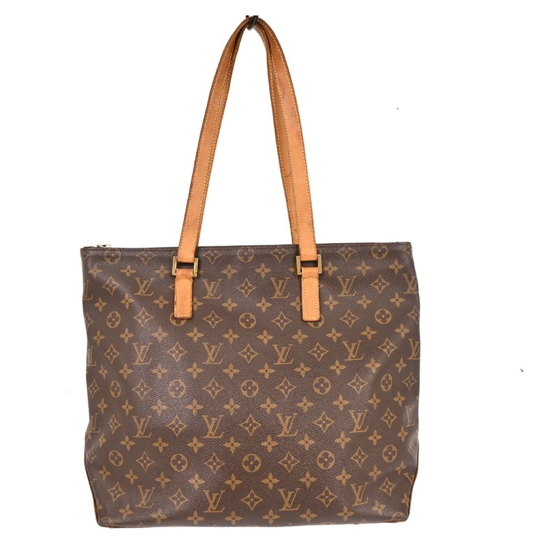 Louis Vuitton Cabas Mezzo Monogram Canvas Large Tote Bag M51151: Louis Vuitton Cabas Mezzo Monogram Canvas Large Tote Bag M51151 This Louis Vuitton Cabas Mezzo tote bag features the iconic Monogram canvas with leather trim and double leather handles. The large, vin