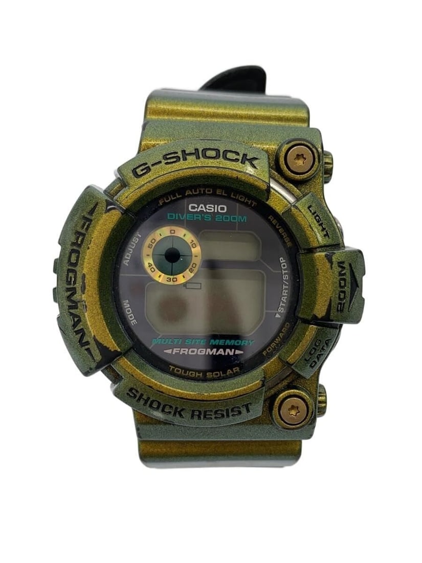 Casio G Shock GW 200GM 9JF Khaki Rubber Wristwatch: Casio G Shock GW 200GM 9JF Khaki Rubber Wristwatch This CASIO G-SHOCK GW-200GM-9JF men's wristwatch features a durable khaki rubber band and case. Made in Japan, the watch is designed for reliability 