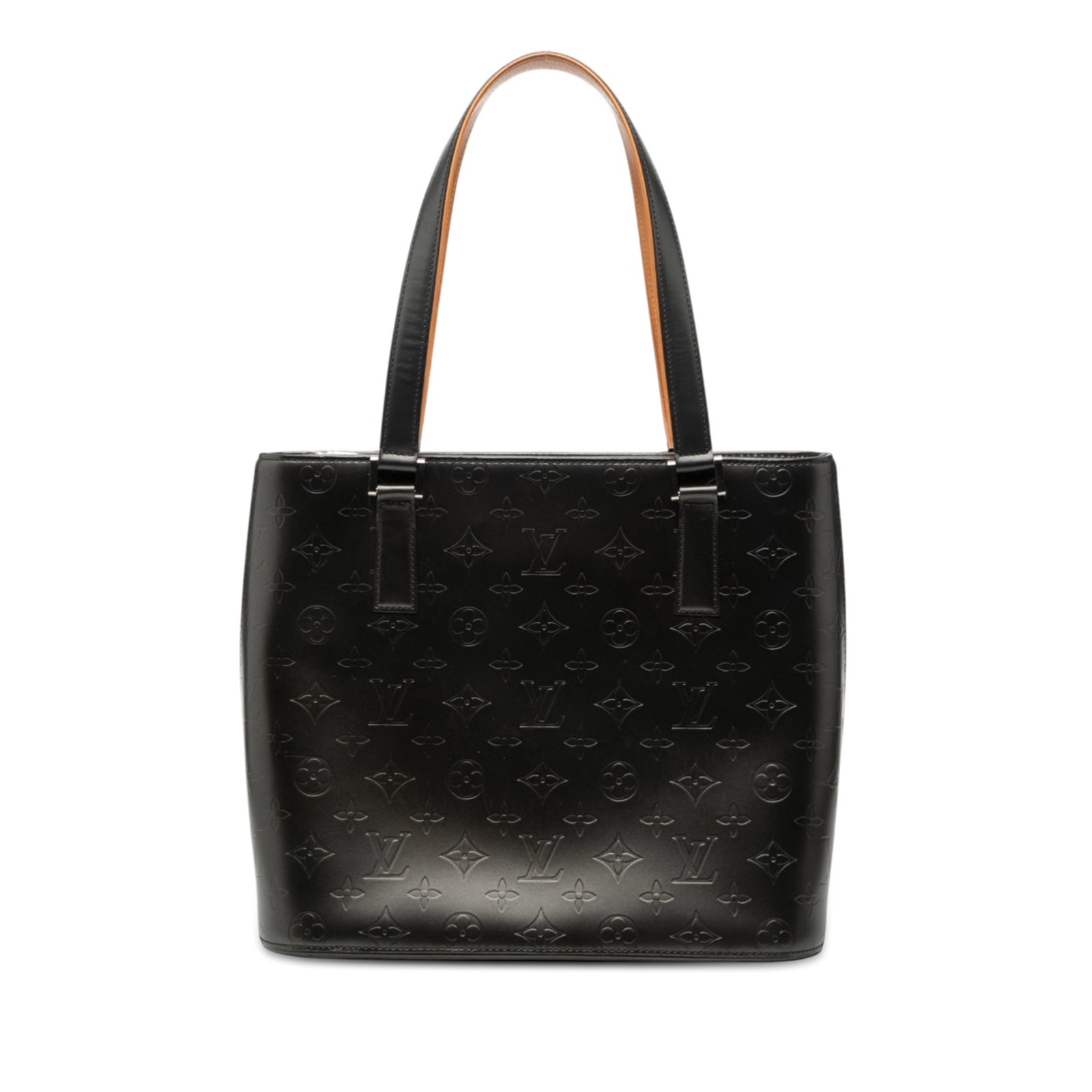 Louis Vuitton Stockton Monogram Mat Leather Gray Tote Bag (1 of 7)