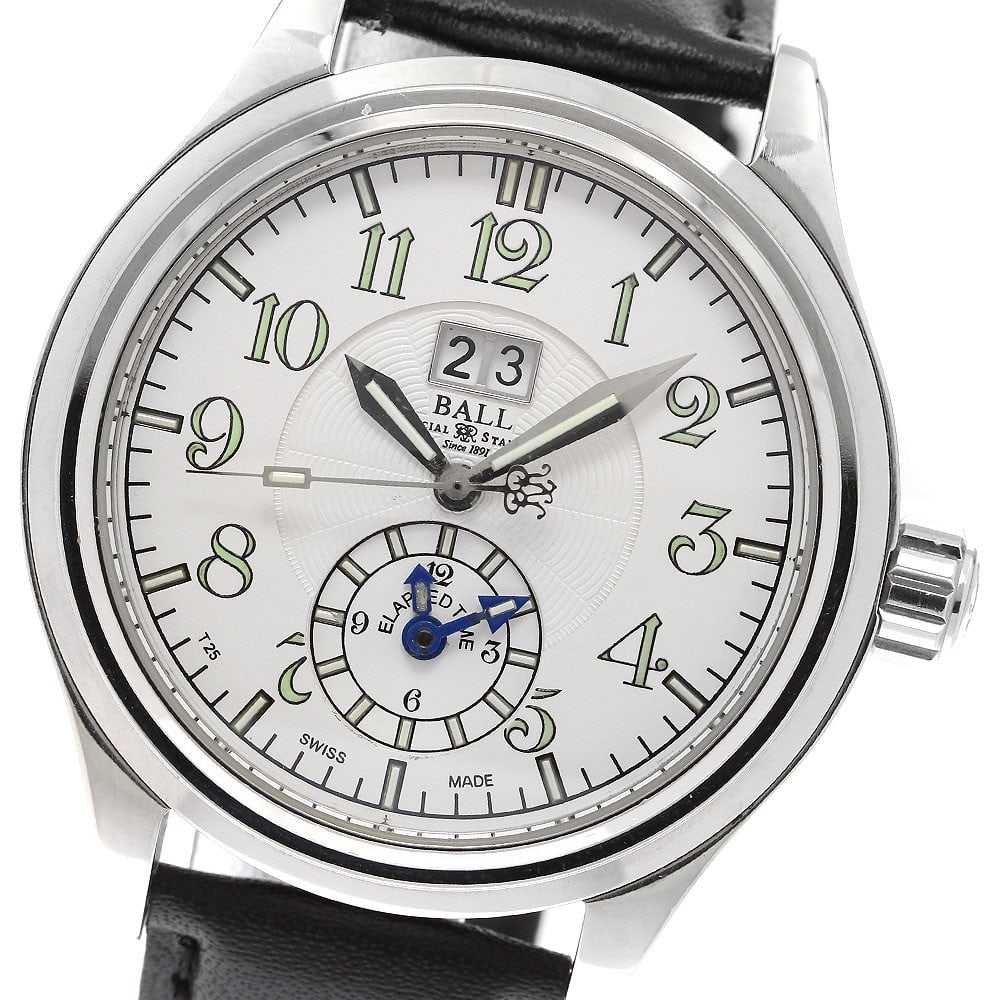 BALLWATCH Trainmaster automatic men's wristwatch GM1056D 41mm date (1 of 6)
