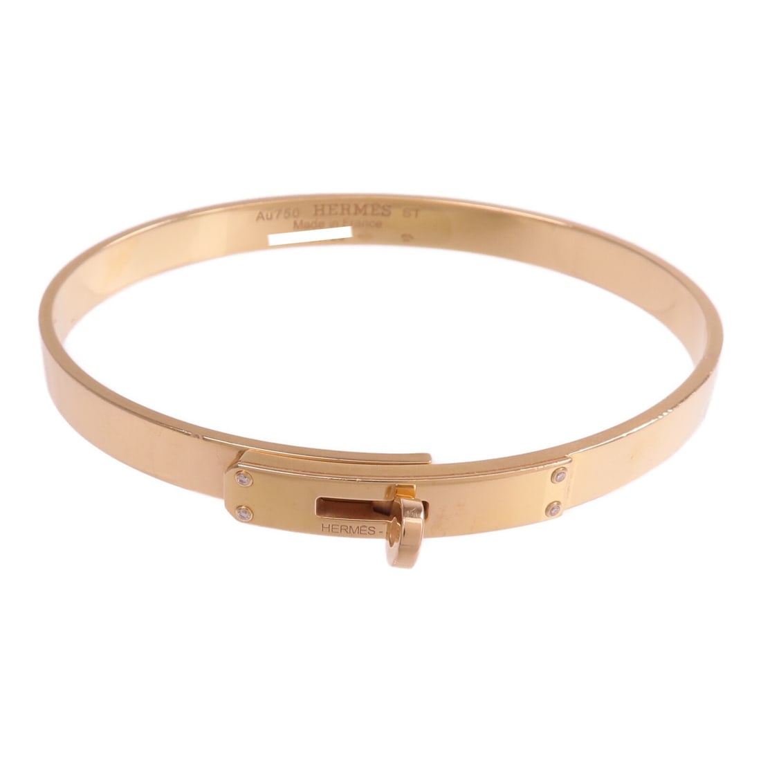 Kelly Rose Gold 18K Bracelet by Hermes France (1 of 12)