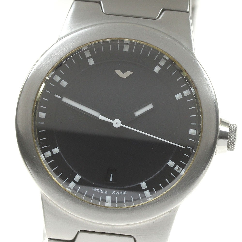 VENTURA V-Matic women's stainless steel auto-quartz date watch (1 of 6)