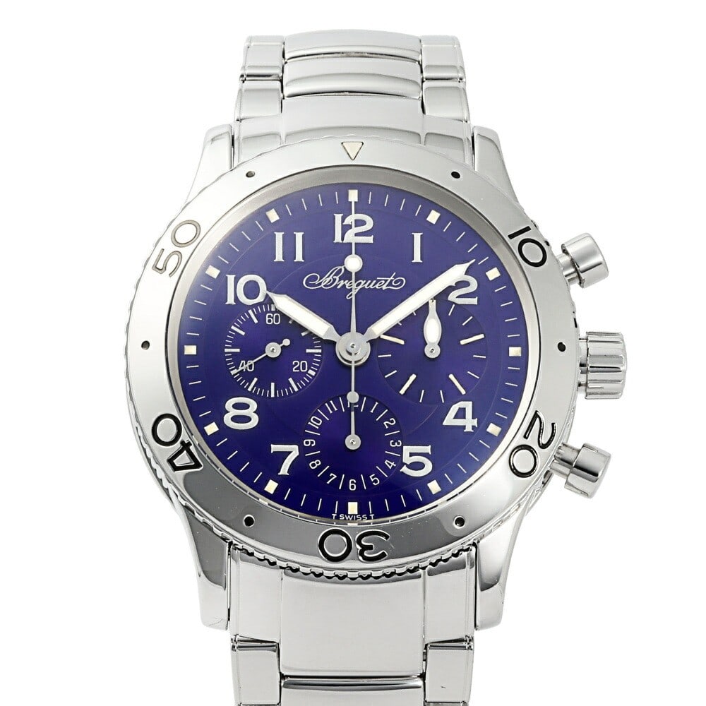 Breguet Aeronavale Japan Limited Edition 3807ST J2 SW9: Breguet Aeronavale Japan Limited Edition 3807ST J2 SW9 This Breguet Aeronavale 3807ST/J2/SW9 is a Japan Limited Edition men's wristwatch, with only 1,000 pieces produced. The watch features a 39.0mm s