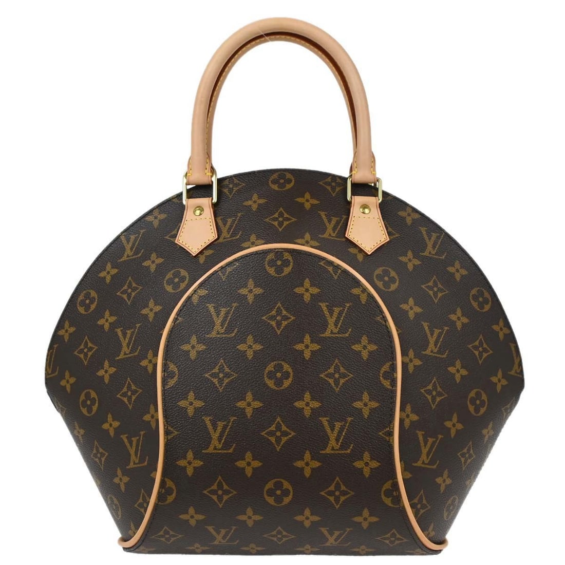 Louis Vuitton Ellipse MM Monogram Canvas Zip Handbag: Louis Vuitton Ellipse MM Monogram Canvas Zip Handbag This Louis Vuitton Ellipse MM handbag features the signature Monogram canvas leather exterior and a spacious large size. The bag is designed with d
