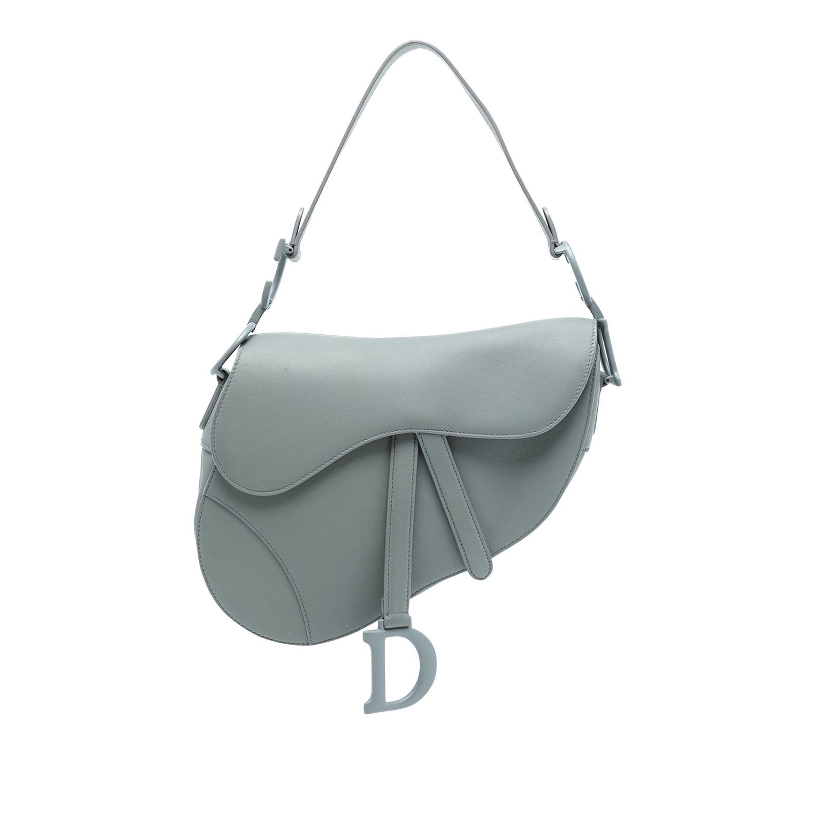 Dior Saddle Bag in Blue Ultra Matte Calfskin Leather (1 of 7)