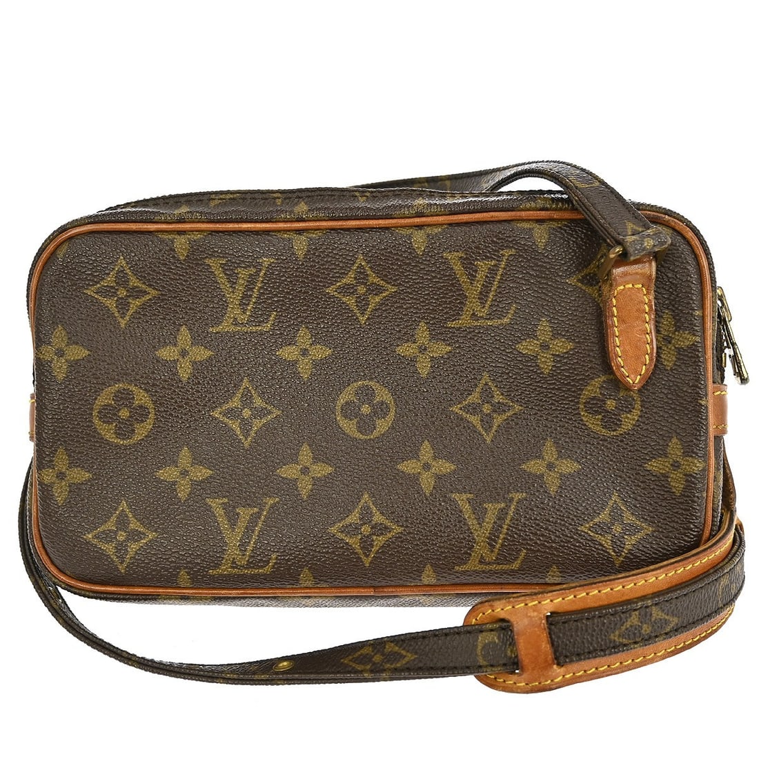 Louis Vuitton Monogram Marly Bandouliere Mini Crossbody Shoulder Bag M51828: Louis Vuitton Monogram Marly Bandouliere Mini Crossbody Shoulder Bag M51828 This Louis Vuitton Marly Bandouliere shoulder bag features the signature monogram pattern and a compact mini size, ideal for