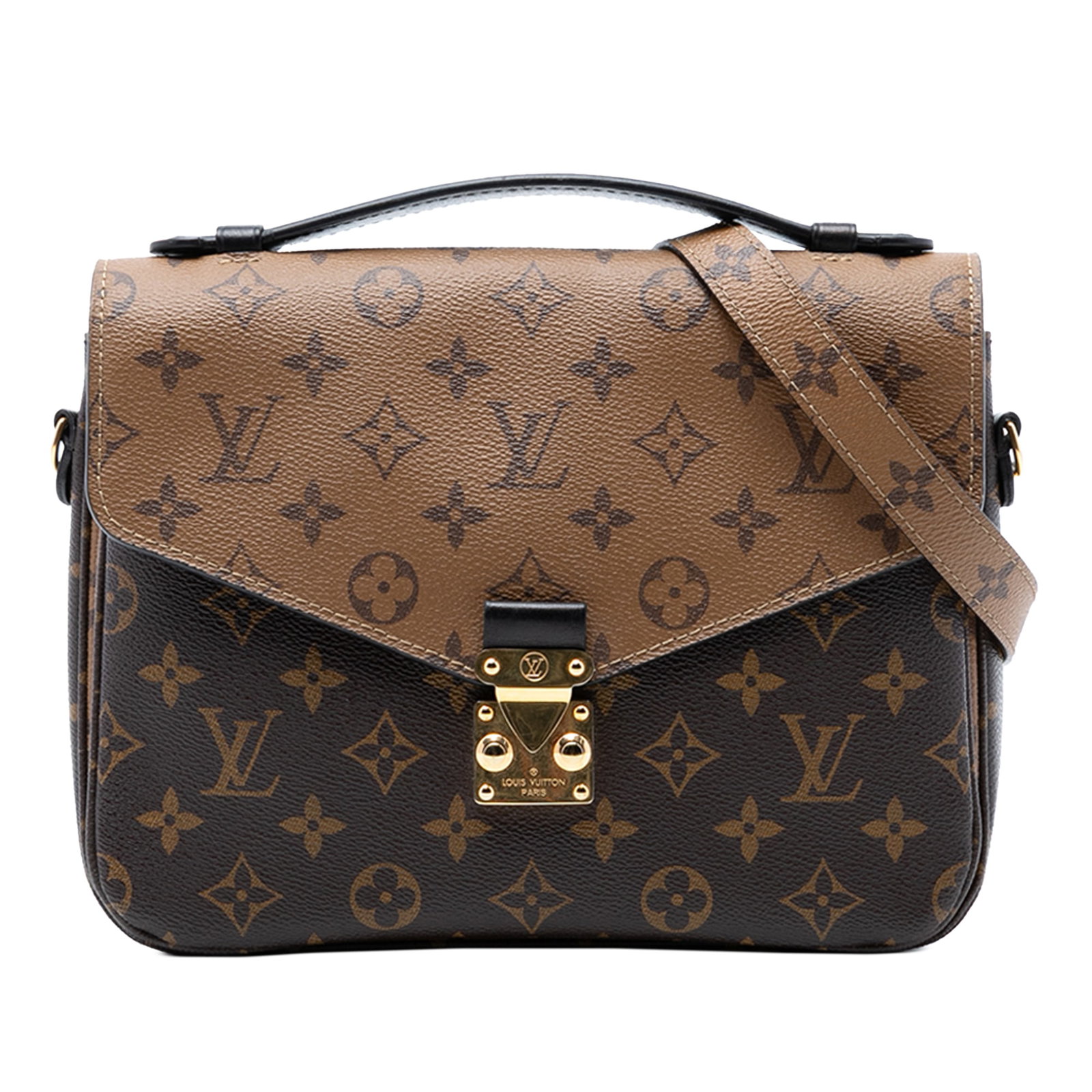 Louis Vuitton Pochette Metis Reverse Monogram Canvas Shoulder Bag (1 of 7)