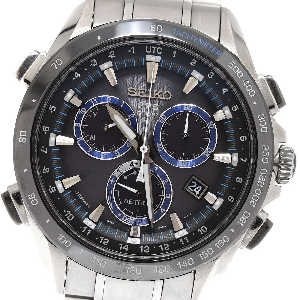Seiko Astron Titanium Ceramic Solar Radio Controlled Men's Wristwatch (1 of 6)