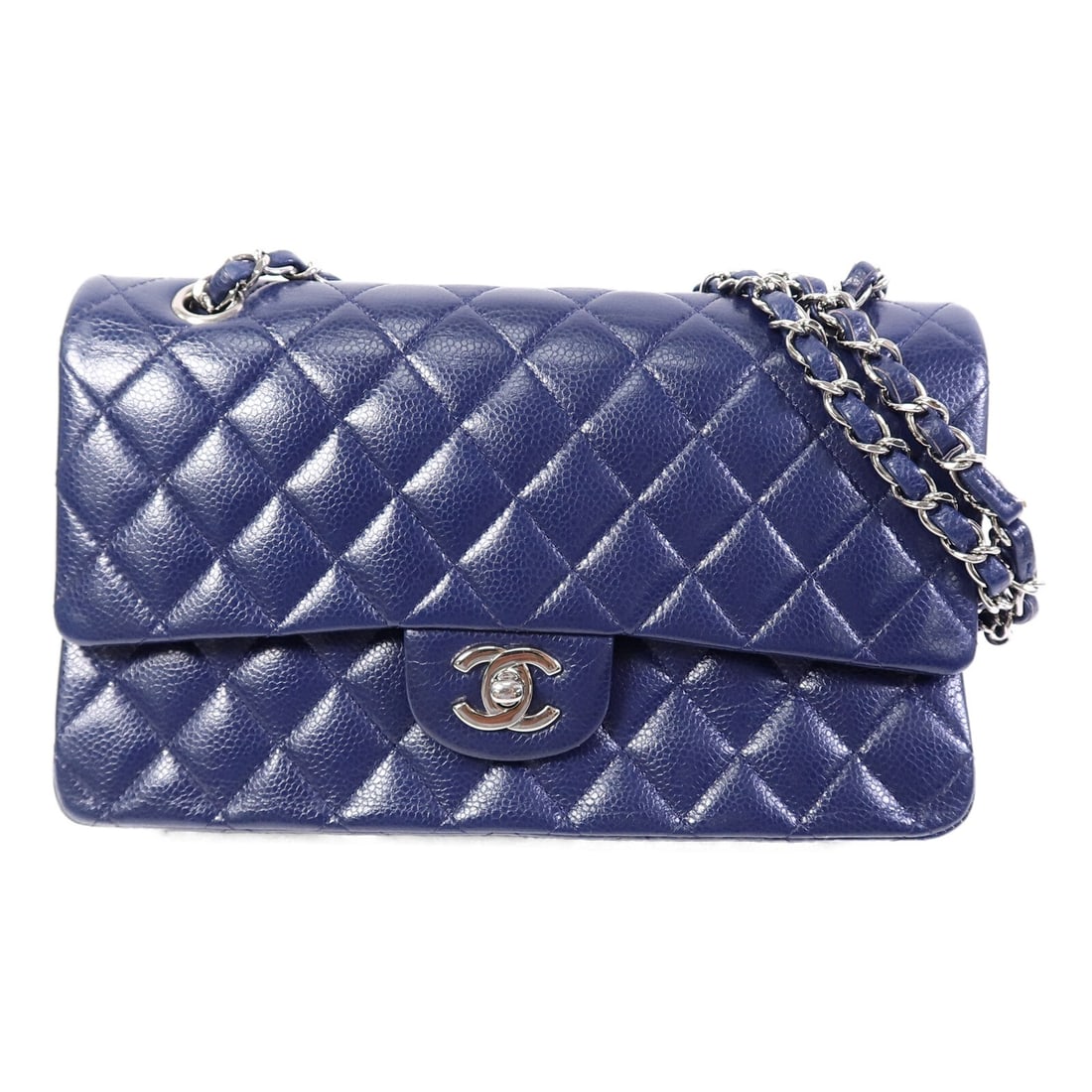 CHANEL Classic 25 Blue Calfskin Shoulder Bag (1 of 16)