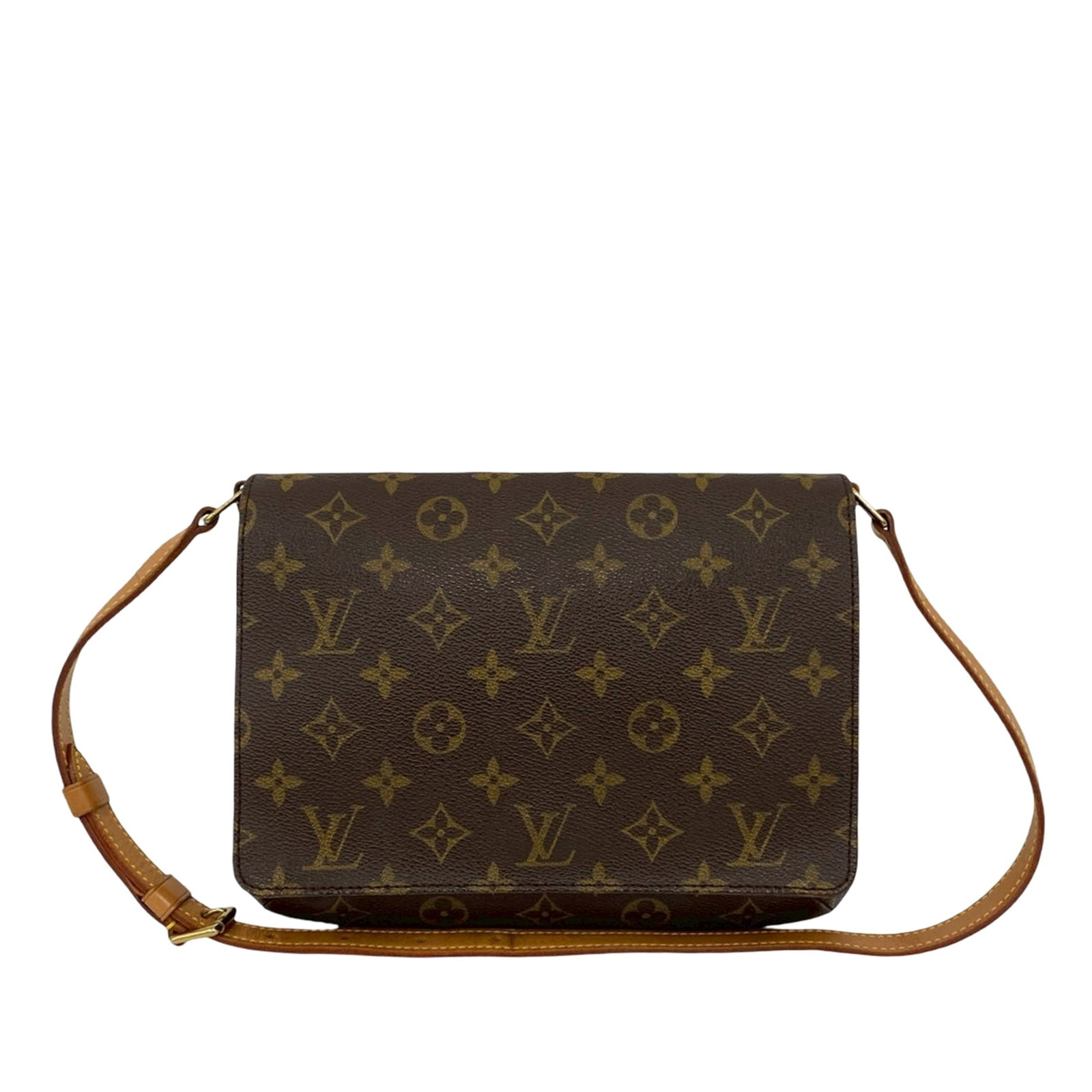 Louis Vuitton Musette Tango Brown Monogram Shoulder Bag with Short Strap (1 of 9)