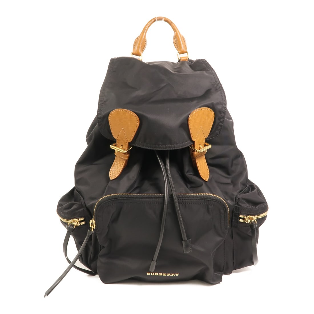 Burberry Black Nylon Rucksack Backpack with Gold Hardware (1 of 18)
