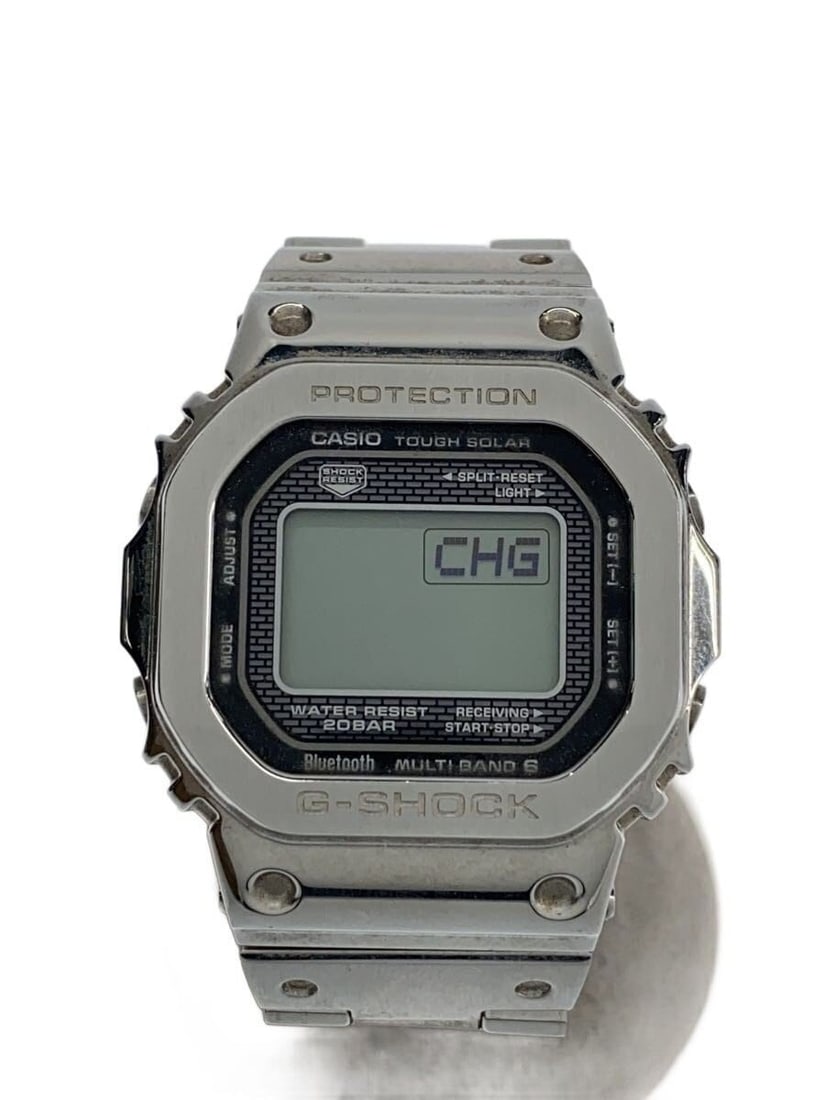 Casio G Shock stainless steel men's wristwatch (1 of 6)