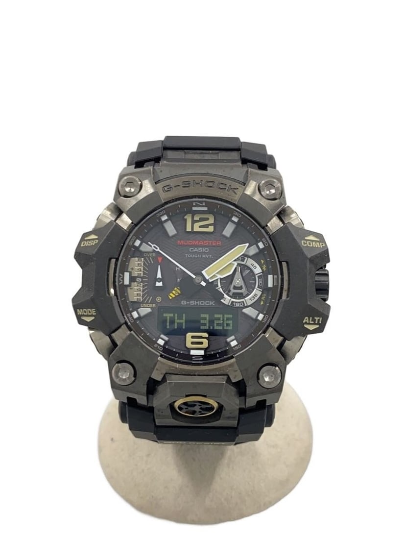 Casio G Shock GWG B1000 1AJF Black Rubber Wristwatch: Casio G Shock GWG B1000 1AJF Black Rubber Wristwatch This Casio G-Shock GWG-B1000-1AJF men's wristwatch features a durable black rubber case and strap, designed for reliability and comfort. Made in Ja