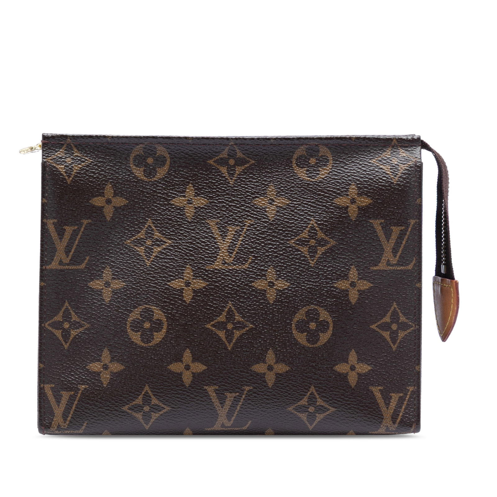 Louis Vuitton Monogram Canvas Toiletry Pouch 19 with Zip Closure: Louis Vuitton Monogram Canvas Toiletry Pouch 19 with Zip Closure The Louis Vuitton Monogram Toiletry Pouch 19 features the signature monogram canvas body and a convenient top zip closure. This compact